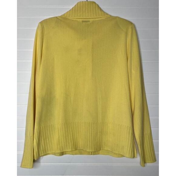 Exclusively Misook- Match Cardigan Sweater Set Santana Knit Yellow Medium - Picture 8 of 16